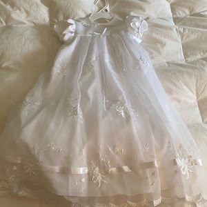 Christening Dress with Bonnet NEVER WORN